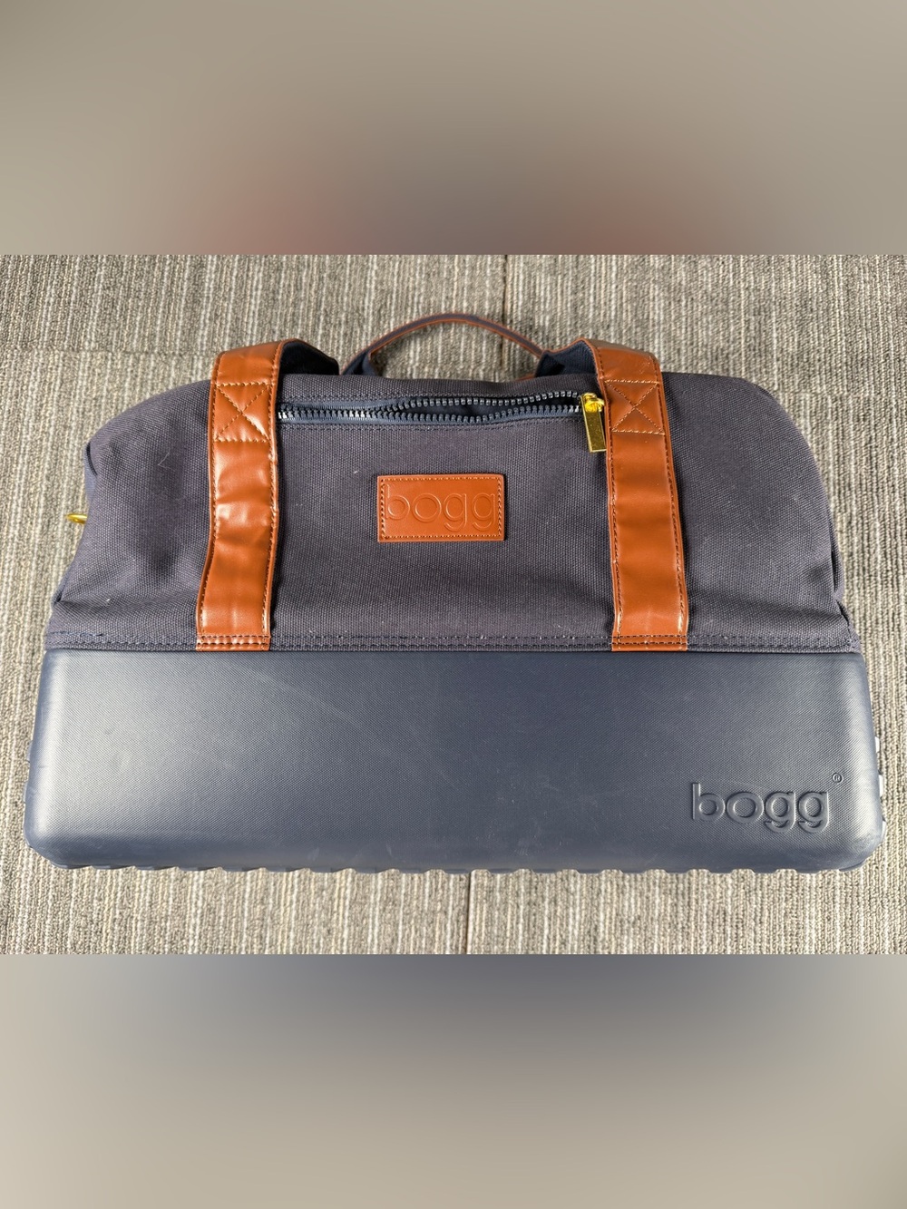 Bogg Navy Weekender Canvas Collection Travel Bag